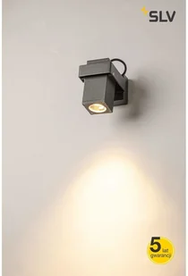 Spotline SLV THEO BRACKET CW zewnętrzna oprawa sufitowa natynkowa i ścienna QPAR51 kolor antracytowy 1004653 - Lampy ogrodowe - miniaturka - grafika 7