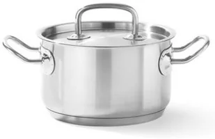 Hendi Garnek Średni z Pokrywką - Stal Nierdzewna | O320x190 mm | 15L HE836507 - Akcesoria gastronomiczne - miniaturka - grafika 2