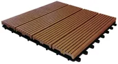Podesty i deski tarasowe - Podest tarasowy kompozytowy 30 x 30 redwood WPC - miniaturka - grafika 1