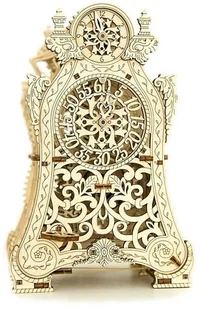 Wooden City WR312 Magic Clock 3D puzzle, biały, 129 x 141 x 218 mm Wooden City_WR312 - Puzzle - miniaturka - grafika 2