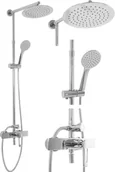 Zestawy prysznicowe - Rea Zestaw Prysznicowy Natryskowy ALDI Chrome P8801 - miniaturka - grafika 1