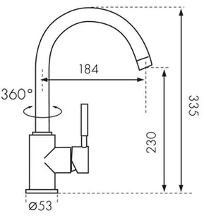 Blue Water Colorado Czarny mat (5901730613049) - Baterie kuchenne - miniaturka - grafika 3