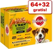 Mokra karma dla psów - Pedigree 64 + 32 gratis! Saszetki 96 x 100 g Drób w sosie - miniaturka - grafika 1
