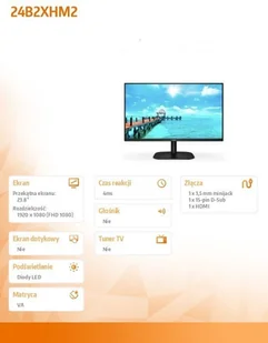 AOC 24B2XHM2 Czarny - Monitory - miniaturka - grafika 12