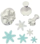 Pozostałe akcesoria świąteczne - PME pme foremka do wycinania, płatek śniegu kształt, tworzywo sztuczne, biały SF708 - miniaturka - grafika 1