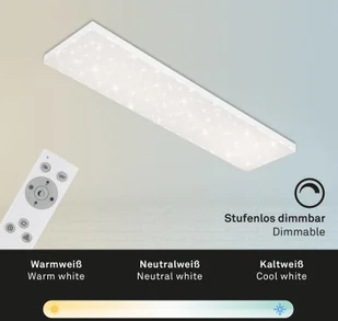 Briloner Gwieździste niebo LED Frameless CCT, 120x30cm - Lampy sufitowe - miniaturka - grafika 2