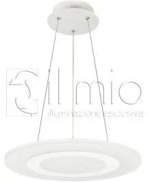 Lampa wisząca LED Mikeli 1 x 30 W biała 308634 - Lampy sufitowe - miniaturka - grafika 2