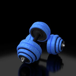 HMS Sztangielki gumowane SGG30 BAR 30kg - HMS 1009615 - Sztangi - miniaturka - grafika 11