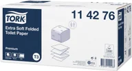 Papier toaletowy - TORK Folded ekstra miękki papier toaletowy w składce 114276 30 szt. - miniaturka - grafika 1