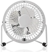 Wentylatory - Nedis Metal Mini Fan FNDK1WT10 - miniaturka - grafika 1