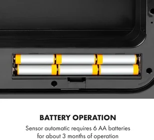 FENIKS Klarstein Klarstein Touchless, czujnik, 72 l, 4 pojemniki, ABS / PP / stal nierdzewna KG15-TouchlessBin - Kosze na śmieci FENIKS Klarstein Klarstein Touchless, czujnik, 72 l, 4 pojemniki, ABS / PP / stal nierdzewna KG15-TouchlessBin - Kosze na śmieci - miniaturka - grafika 9