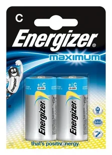 Energizer Baterie Maximum, C, LR14, 1,5V, 2szt. EN-297522 - Baterie i akcesoria - miniaturka - grafika 2