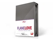 Prześcieradła - Darymex Prześcieradło flanelowe z gumką szare 160x200 dx-160-pfl-06 - miniaturka - grafika 1