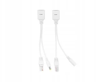 LANBERG Adapter POE INJECTOR PASSIV UTP 0.15 m AD-POE-0015-W - Pozostałe akcesoria sieciowe - miniaturka - grafika 3