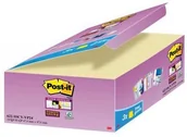 Etykiety samoprzylepne i bloki etykiet - Post-It 3M Bloczki samoprzylepne Super Sticky (622-SSCY-24VP), 47, 6x47, 6mm, 24x90 kart., żółte, 3 bloczki GRATIS 3M-70005251619 - miniaturka - grafika 1