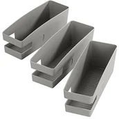 Szafki na buty - Wenko 420613900 stojak na buty na składane baleriny, polipropylenu, szary, 26.5 x 9 x 9.5 cm, -częściowy pakiet 420613900 - miniaturka - grafika 1