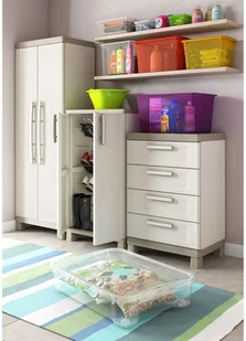 Keter Keter Szafka Excellence beż i taupe 65x45x97 cm 46640 - Komody - miniaturka - grafika 6