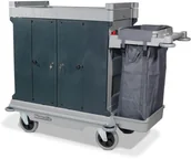 Wózki serwisowe - NUMATIC NKU 31 HF/FF NuKeeper wózek hotelowy - NKU 31 HF (drzwiczki) - miniaturka - grafika 1