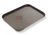 Tace i patery - Hendi Nowość Taca bufetowa z polipropylenu mała brązowa 265x345 878743 878743 - miniaturka - grafika 1