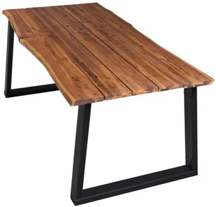 vidaXL Stół jadalniany, 170 x 90 x 75 cm, lite drewno akacjowe 325295 - Stoły - miniaturka - grafika 2