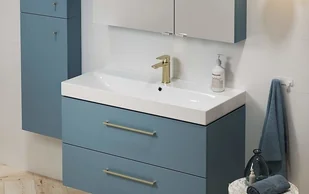 Cersanit Bateria umywalkowa sztorcowa niska Larga złoty mat S951-389 S951-389 - Baterie umywalkowe - miniaturka - grafika 3