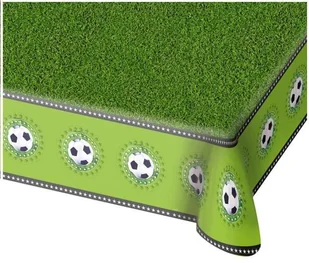 Folat Obrus foliowy "Piłka Nożna", FOLAT, 180 x 130 cm FL26203 - Dekoracje i nakrycia stołu na imprezę Folat Obrus foliowy "Piłka Nożna", FOLAT, 180 x 130 cm FL26203 - Dekoracje i nakrycia stołu na imprezę - miniaturka - grafika 1