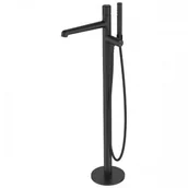 Baterie podtynkowe - Laveo Laveo bateria bateria wannowa wolnostojąca Pretto BAO 711S czarna - miniaturka - grafika 1