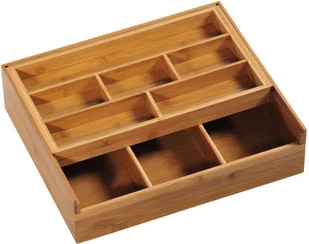 Kesper 70820 pojemnik do przechowywania z bambusa, brązowa, 40 x 30 x 20 cm 70820 - Pozostałe akcesoria kuchenne - miniaturka - grafika 2