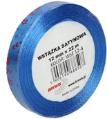 Pasmanteria - BREWIS Wstążka satynowa 12mm niebieska wielkanoc Brewis WSE12-4 - miniaturka - grafika 1