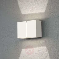 Lampy ogrodowe - Konstmide Kinkiet zewnętrzny Pavia, biały - miniaturka - grafika 1