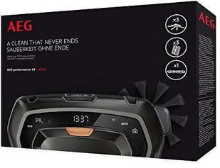 AEG ARK2 Performance zestaw do robota odkurzającego RX9 (1 rolka szczotki do różnych podłóg, 3 filtry XXL do zbierania alergenów i pyłków, 3 szczotki boczne dla optymalnej mocy ssania, kolor czarny) Ark2 - Akcesoria do odkurzaczy - miniaturka - grafika 2