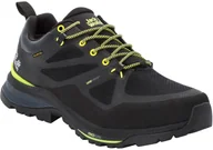Buty trekkingowe męskie - Jack Wolfskin Force Striker Texapore Buty Mężczyźni, czarny/żółty UK 10,5 | EU 45 2021 Buty turystyczne 4038841-6084105 - miniaturka - grafika 1