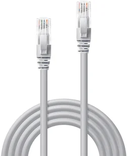Lindy 48004 Kabel sieciowy skrętka) CAT6 U/UTP szary 3m LY-48004 - Kable miedziane - miniaturka - grafika 3