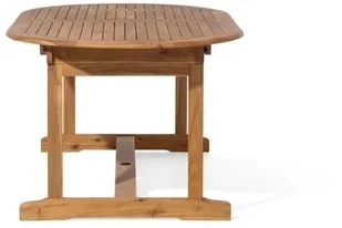 Beliani Zestaw ogrodowy stół i 8 krzeseł z szarymi poduszkami MAUI - Meble ogrodowe - miniaturka - grafika 7