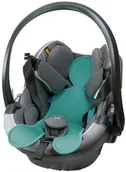 Akcesoria do wózków - Kuli-Muli Wkładka antypotowa do fotelika samochodowego 0-13 kg - ciemny turkus - miniaturka - grafika 1