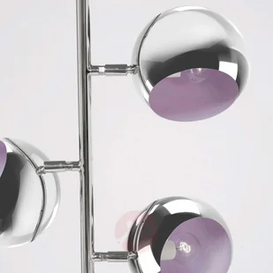 KARE 3-punktowa lampa stojąca CALOTTA styl retro chrom - Lampy stojące - miniaturka - grafika 3