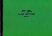Druki akcydensowe - Firma krajewski Księga badań grup krwi [Mz/Sk-29] Mz/Sk-29 - miniaturka - grafika 1