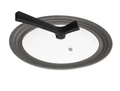 Pojemniki kuchenne - Secret de Gourmet Szklana pokrywka do słików z rączką uchwytem 20-24 cm B07GZY4VBG - miniaturka - grafika 1