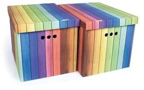 Pudło Tęcza 42 x 32 x 32 cm 2 szt. - Pudła i kartony archiwizacyjne - miniaturka - grafika 2