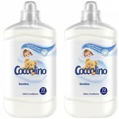 Środki do prania - Coccolino płyn do płukania Sensitive Pure 2 x 1,8 l - miniaturka - grafika 1