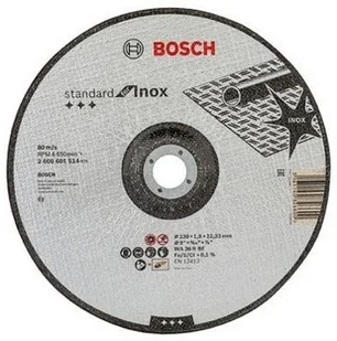 Bosch tarcza tnąca korundowa 230x1,9mm Standard for INOX 2608601514 - Materiały ścierne - miniaturka - grafika 2