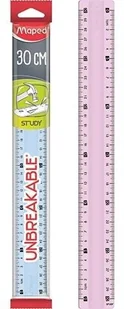 Maped Linijka Study niełamliwa 30cm mix - Przybory szkolne - miniaturka - grafika 2