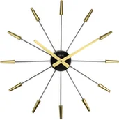 Zegary - Nextime Zegar ścienny Plug Inn złoty 2610GO - miniaturka - grafika 1