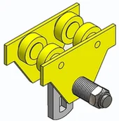 Wciągarki - 102 RANG Wózek szynowy jednobelkowy bez napędu udźwig 1 T zakres toru jezdnego 64-140 mm) 10278710 78710-uniw - miniaturka - grafika 1