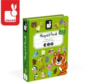 Klocki - Janod Magnetyczna układanka Zwierzęta Magnetibook kolekcja 2018, - miniaturka - grafika 1