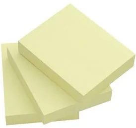 Q-CONNECT Bloczek samoprzylepny 38x51mm 3x100 kart. jasnożółty KF10500 - Notesy i bloczki - miniaturka - grafika 3