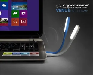 ESPERANZA Lampka led do notebooka USB biała EA147W - Części i akcesoria do laptopów - miniaturka - grafika 8