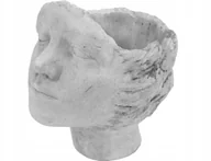 Donice - Doniczka Osłonka betonowa 24x17x22cm - głowa szara - miniaturka - grafika 1