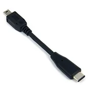 Kable USB - System-S System-S Kabel USB typu C 3.1 do Mini USB OTG 10 cm 53017026 - miniaturka - grafika 1