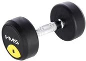 Hantle i ciężarki - HMS Hantla 8 kg gumowana Pro HG HMS 17-66-151 - miniaturka - grafika 1